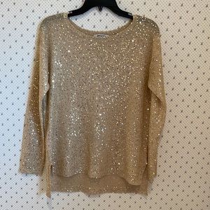 Gold Sparkle DKNYC Tunic
